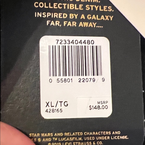 Rare Star Wars Levi Jean Jacket - Picture 9 of 11